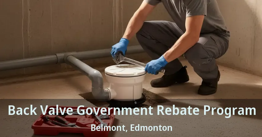 Back Valve Government Rebate Program Belmont, Edmonton - AB