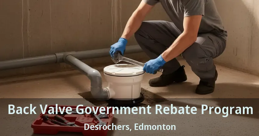 Back Valve Government Rebate Program Desrochers, Edmonton - AB