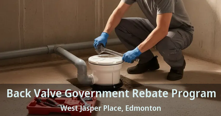 Back Valve Government Rebate Program West Jasper Place, Edmonton - AB
