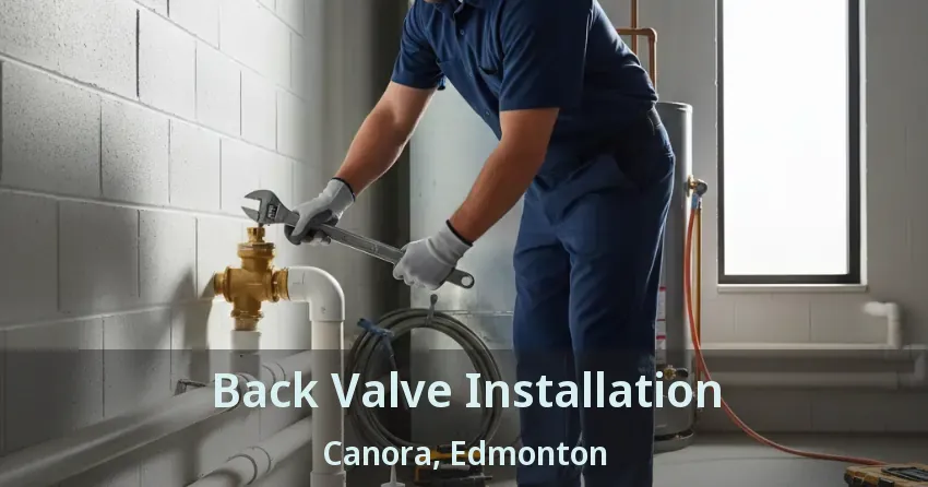 Back Valve Installation Canora, Edmonton - AB