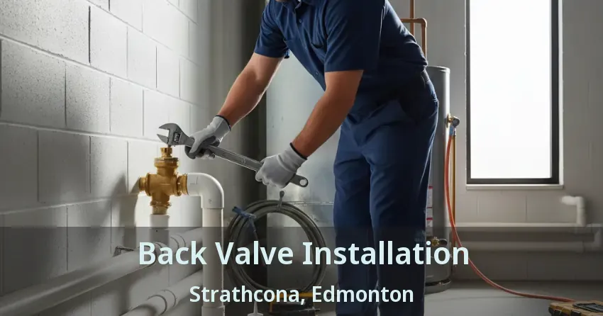 Back Valve Installation Strathcona, Edmonton - AB