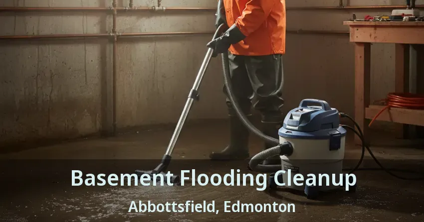 Basement Flooding Cleanup Abbottsfield, Edmonton - AB