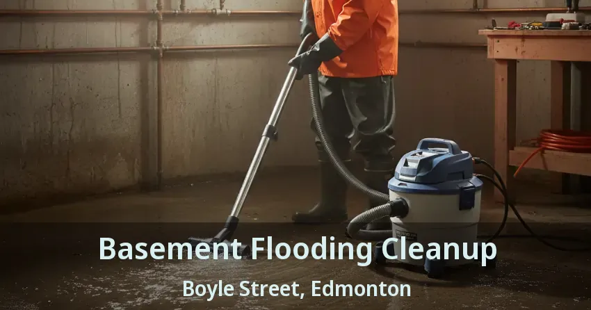 Basement Flooding Cleanup Boyle Street, Edmonton - AB