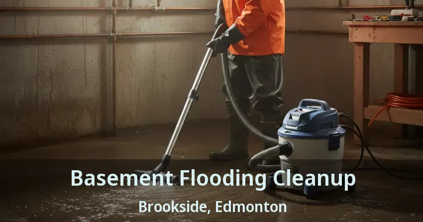 Basement Flooding Cleanup Brookside, Edmonton - AB