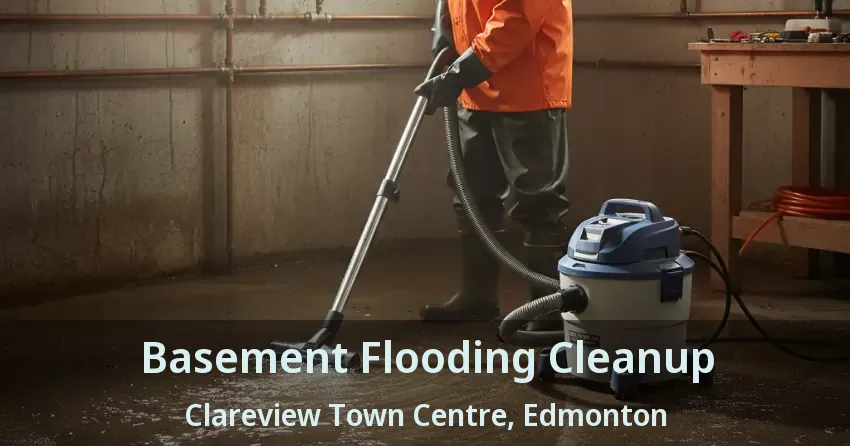Basement Flooding Cleanup Clareview Town Centre, Edmonton - AB