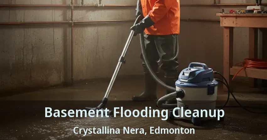 Basement Flooding Cleanup Crystallina Nera, Edmonton - AB