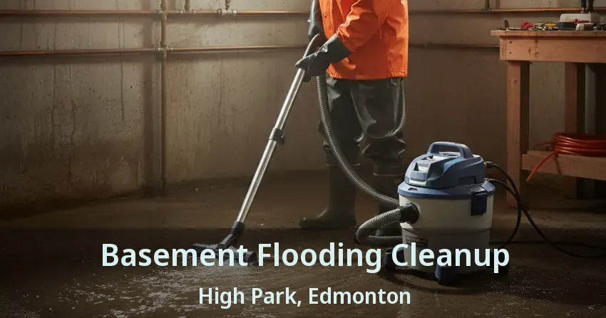 Basement Flooding Cleanup High Park, Edmonton - AB