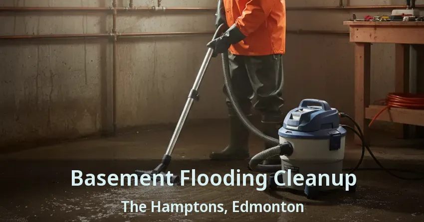 Basement Flooding Cleanup The Hamptons, Edmonton - AB