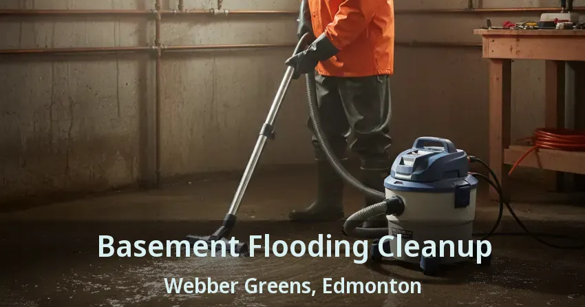 Basement Flooding Cleanup Webber Greens, Edmonton - AB