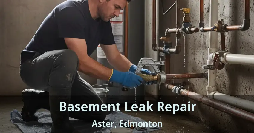 Basement Leak Repair Aster, Edmonton - AB