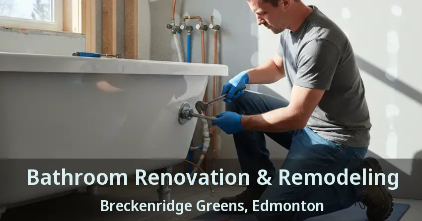 Bathroom Renovation & Remodeling Breckenridge Greens, Edmonton - AB
