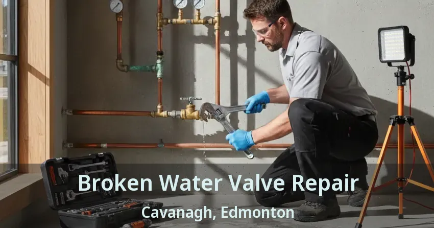Broken Water Valve Repair Cavanagh, Edmonton - AB
