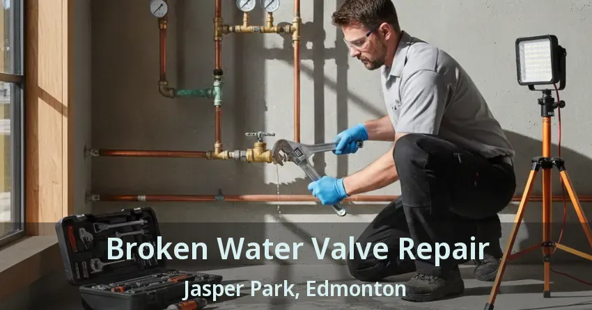 Broken Water Valve Repair Jasper Park, Edmonton - AB