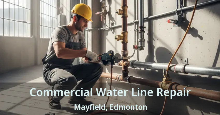 Commercial Water Line Repair Mayfield, Edmonton - AB