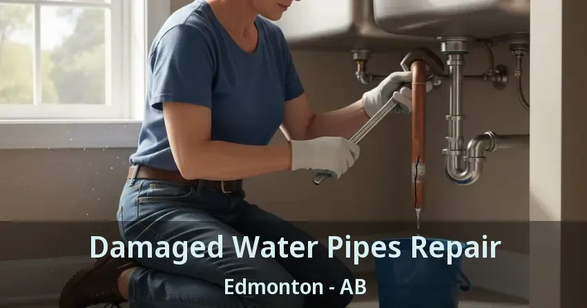 Damaged Water Pipes Repair Edmonton - AB