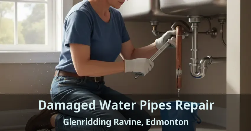 Damaged Water Pipes Repair Glenridding Ravine, Edmonton - AB