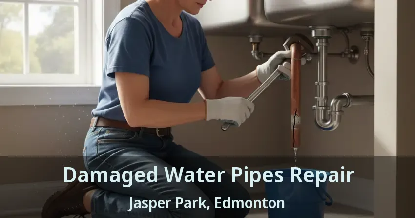 Damaged Water Pipes Repair Jasper Park, Edmonton - AB