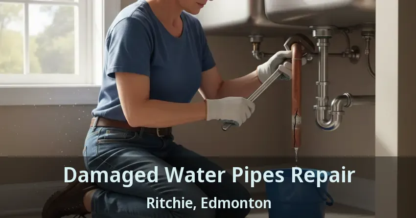 Damaged Water Pipes Repair Ritchie, Edmonton - AB