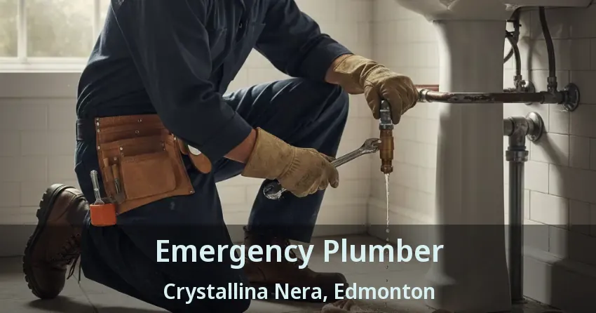 Emergency Plumber Crystallina Nera, Edmonton - AB