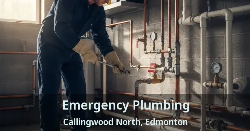 Emergency Plumbing Callingwood North, Edmonton - AB