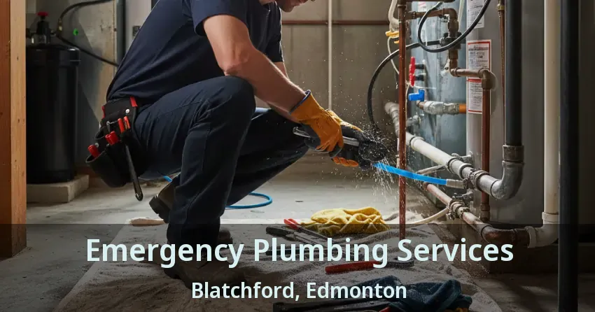 Emergency Plumbing Services Blatchford, Edmonton - AB