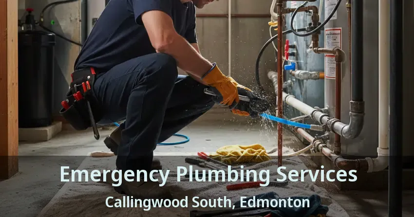 Emergency Plumbing Services Callingwood South, Edmonton - AB