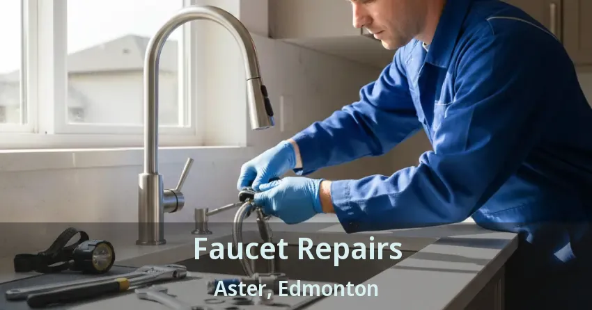 Faucet Repairs Aster, Edmonton - AB