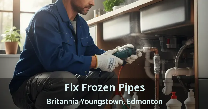 Fix Frozen Pipes Britannia Youngstown, Edmonton - AB