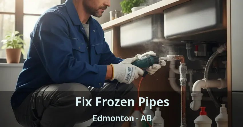 Fix Frozen Pipes Edmonton - AB