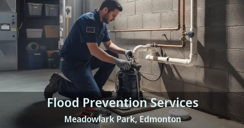 Flood Prevention Services Meadowlark Park, Edmonton - AB