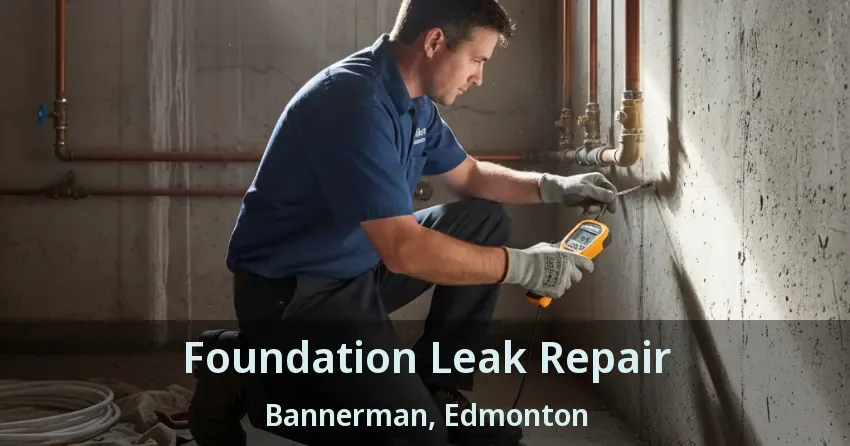 Foundation Leak Repair Bannerman, Edmonton - AB