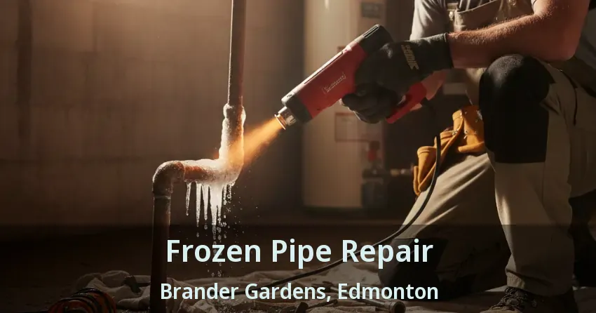 Frozen Pipe Repair Brander Gardens, Edmonton - AB