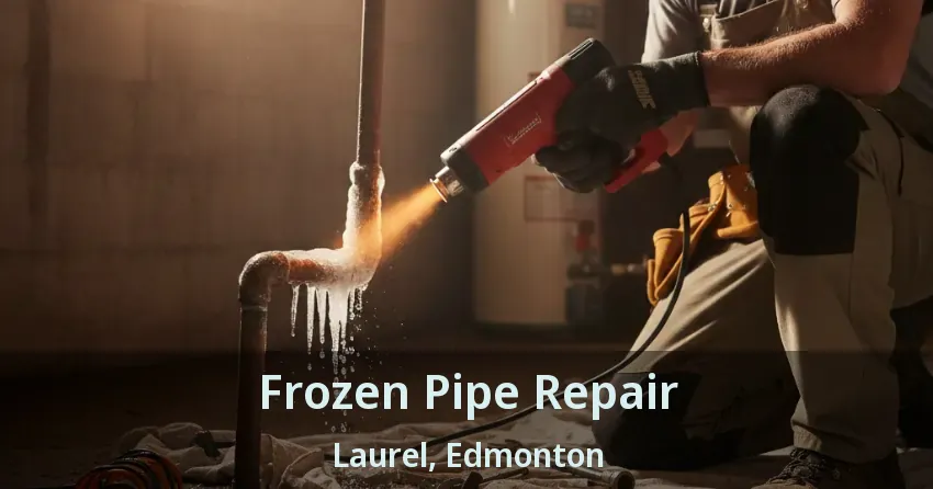 Frozen Pipe Repair Laurel, Edmonton - AB