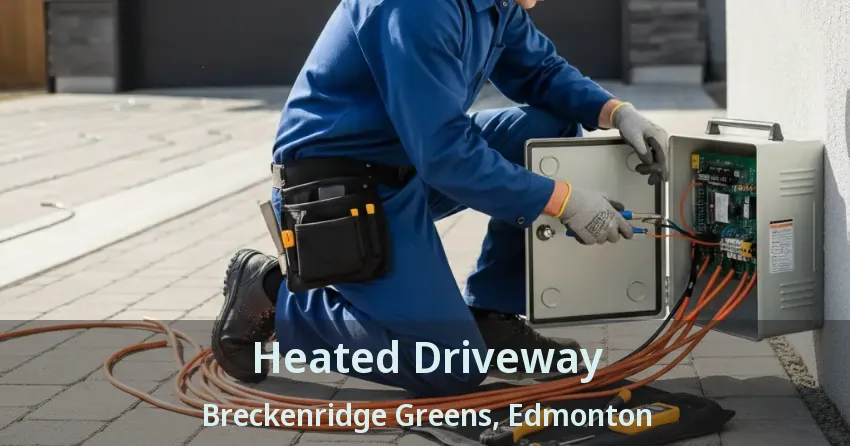 Heated Driveway Breckenridge Greens, Edmonton - AB