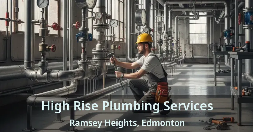 High Rise Plumbing Services Ramsey Heights, Edmonton - AB