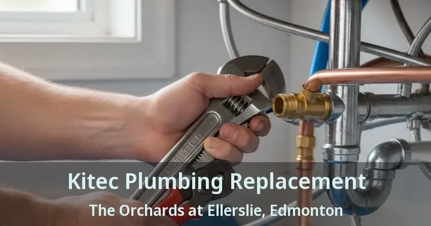 Kitec Plumbing Replacement The Orchards at Ellerslie, Edmonton - AB