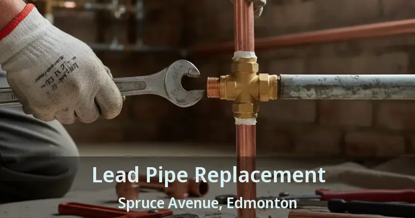 Lead Pipe Replacement Spruce Avenue, Edmonton - AB