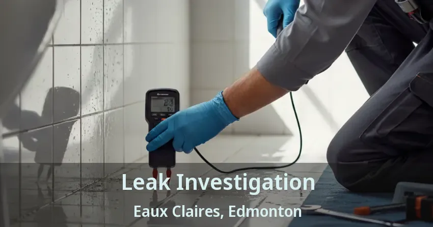 Leak Investigation Eaux Claires, Edmonton - AB