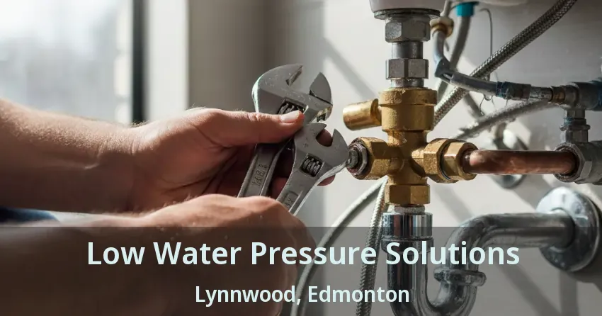 Low Water Pressure Solutions Lynnwood, Edmonton - AB