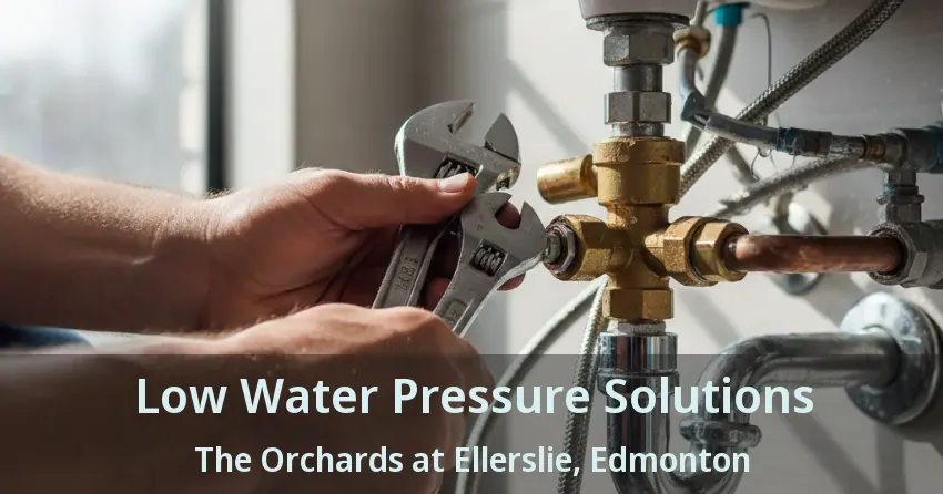 Low Water Pressure Solutions The Orchards at Ellerslie, Edmonton - AB