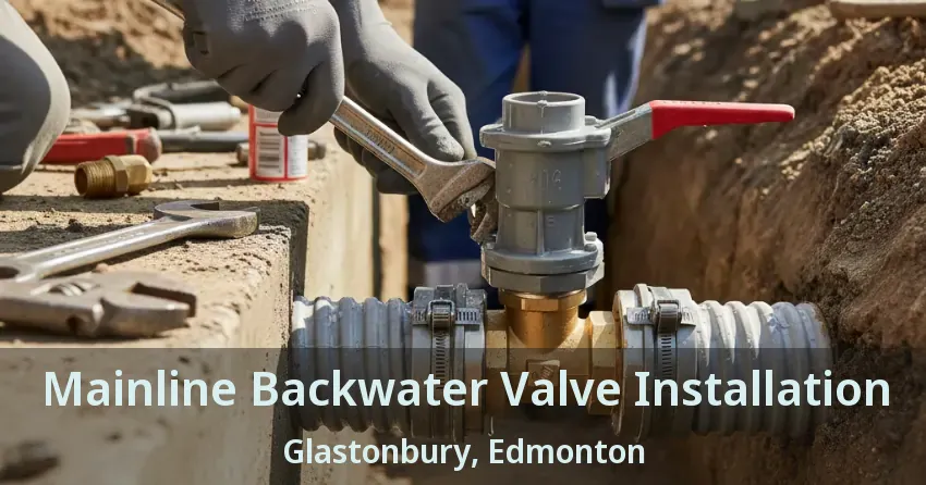 Mainline Backwater Valve Installation Glastonbury, Edmonton - AB