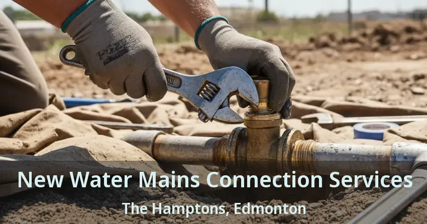 New Water Mains Connection Services The Hamptons, Edmonton - AB