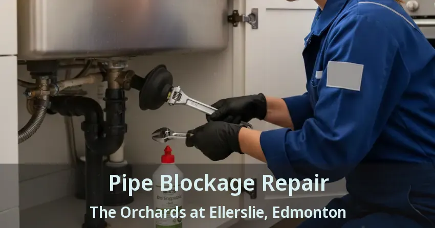 Pipe Blockage Repair The Orchards at Ellerslie, Edmonton - AB