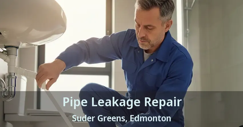 Pipe Leakage Repair Suder Greens, Edmonton - AB