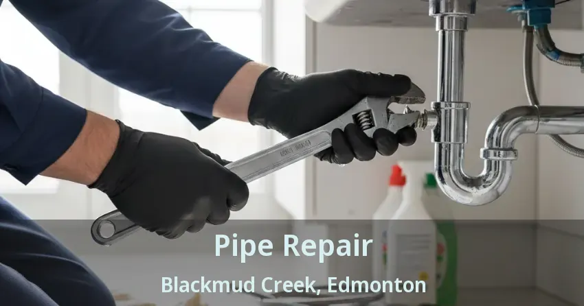 Pipe Repair Blackmud Creek, Edmonton - AB