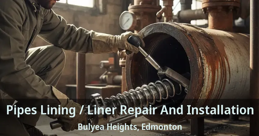 Pipes Lining / Liner Repair And Installation Bulyea Heights, Edmonton - AB