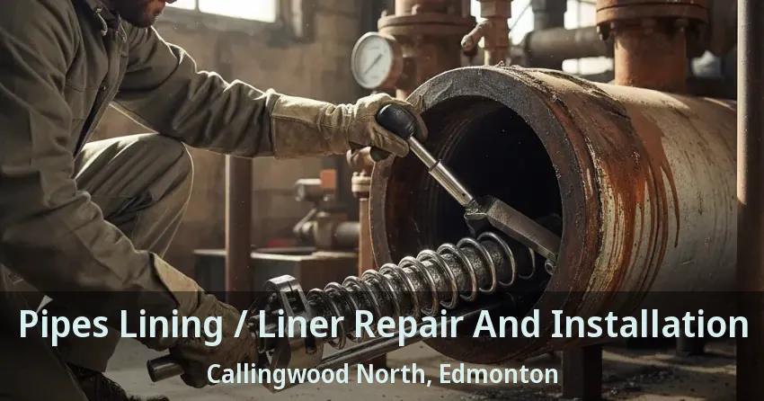 Pipes Lining / Liner Repair And Installation Callingwood North, Edmonton - AB