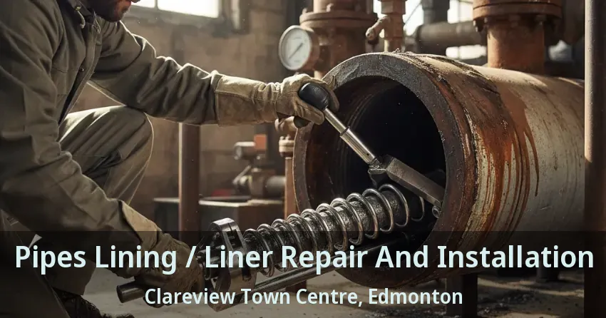 Pipes Lining / Liner Repair And Installation Clareview Town Centre, Edmonton - AB
