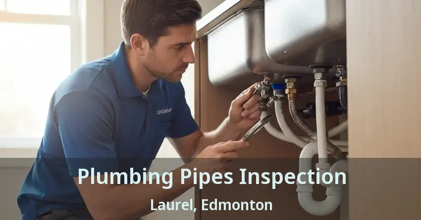 Plumbing Pipes Inspection Laurel, Edmonton - AB