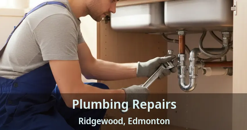Plumbing Repairs Ridgewood, Edmonton - AB